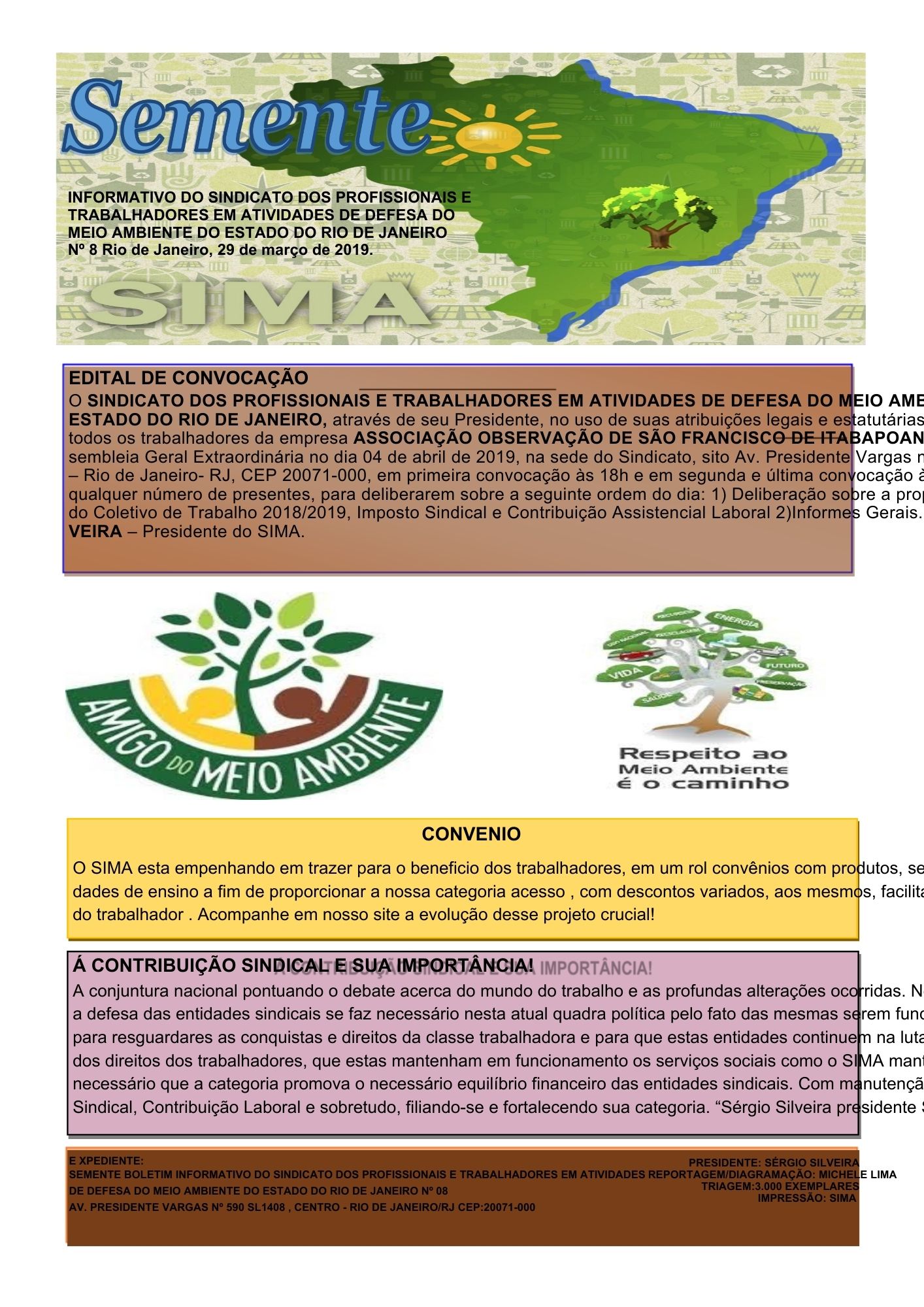 Boletim de convocação