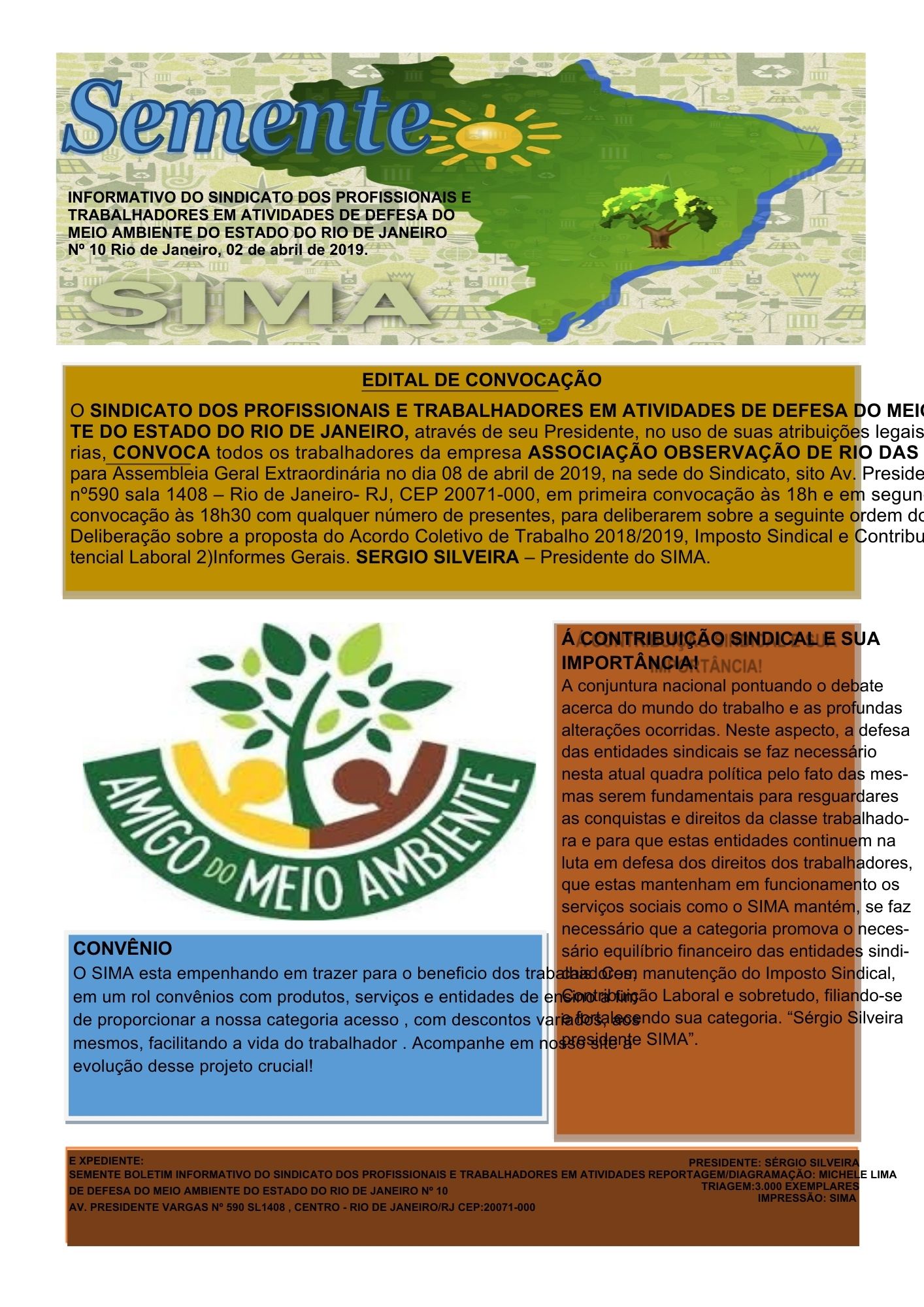 Boletim de convocação